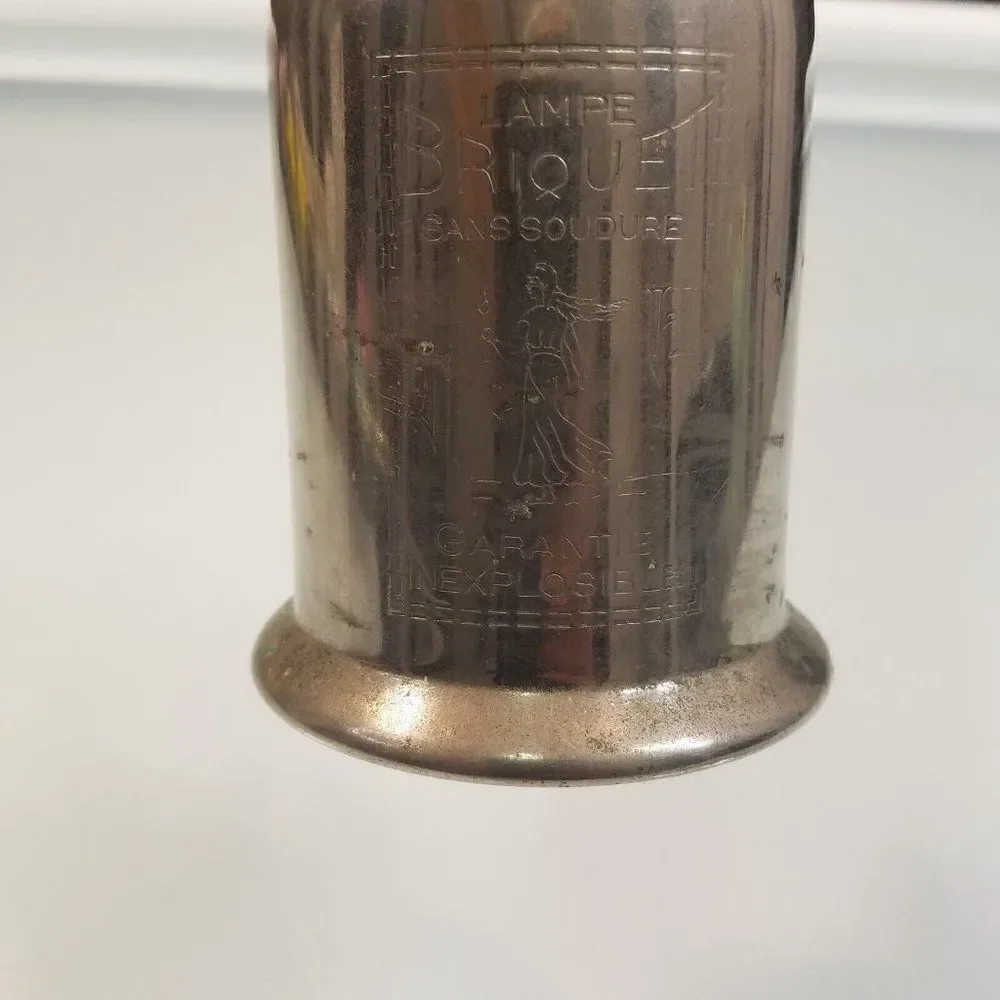 Vintage French Marianne Sower Lampe Briquet Sans Soudure Estate As Is